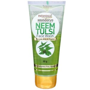 PATANJALI Neem Tulsi , Anti Acne & Pimples, Removes Dirt & Excess Oil Face Wash  (60g)