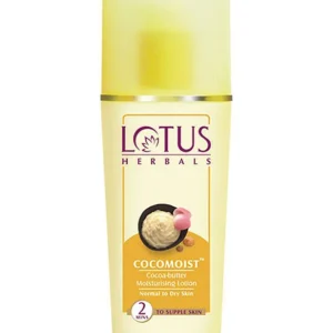 Lotus Herbals Cocomoist Cocoa-Butter Moisturising Lotion | For Normal to Dry Skin | 80ml