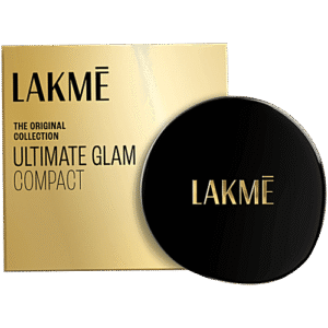 Lakme Ultimate Glam Compact Skin Lightening Compact Powder with Vitamin B3, 8 g Golden Medium 03