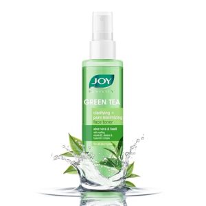 Joy Clarifying & Pore Minimizing Green Tea Face Toner (150ml) | Alcohol Free Toner with Aloe Vera, Vitamin E & Hyaluronic Acid for Hydrating & Refreshing Skin | For All Skin Types
