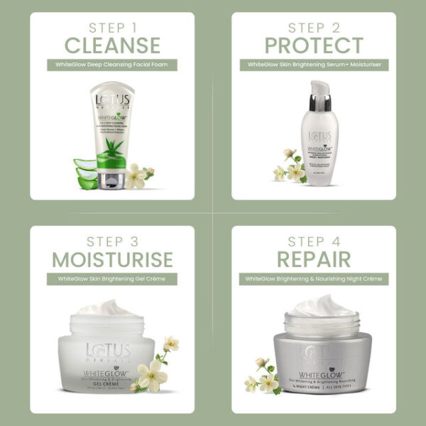 Lotus Herbals Whiteglow 3 In 1 Deep Cleaning Skin Whitening Facial Foam, Chemical Free - Image 5