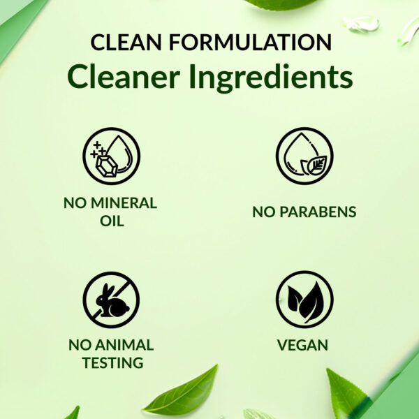 Good Vibes Oil Control Green Tea Face Wash | Prevents Acne Skin Purifying (120 ml) - Image 5