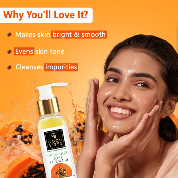 Anti Blemish Glow face Wash Vitamin C | Brightening, Skin Illuminating (120 ml) - Image 3