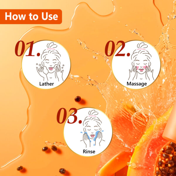 Anti Blemish Glow face Wash Vitamin C | Brightening, Skin Illuminating (120 ml) - Image 5