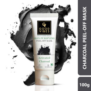 Activated Charcoal Skin Purifying Peel Off Mask | Deep Pore Cleansing, Purifying | No Parabens, No Sulphates, No Mineral Oil, No Animal Testing (100 gm)