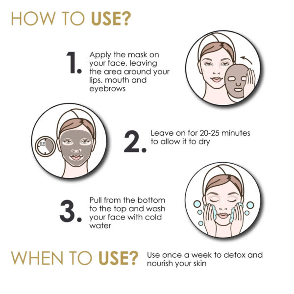 Activated Charcoal Skin Purifying Peel Off Mask | Deep Pore Cleansing, Purifying | No Parabens, No Sulphates, No Mineral Oil, No Animal Testing (100 gm) - Image 5