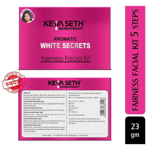 Keya Seth Aromatherapy Aromatic White Secret Fairness Facial Kit - Image 2