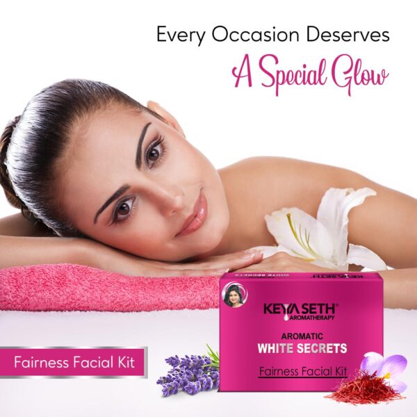 Keya Seth Aromatherapy Aromatic White Secret Fairness Facial Kit - Image 3